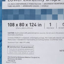 McKesson Sterile Lower Extremity Drape, 108 x 80 x 124 Inch (Case of 10)