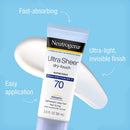 Neutrogena Ultra Sheer Dry-touch Sunscreen SPF 70 (Case of 12)