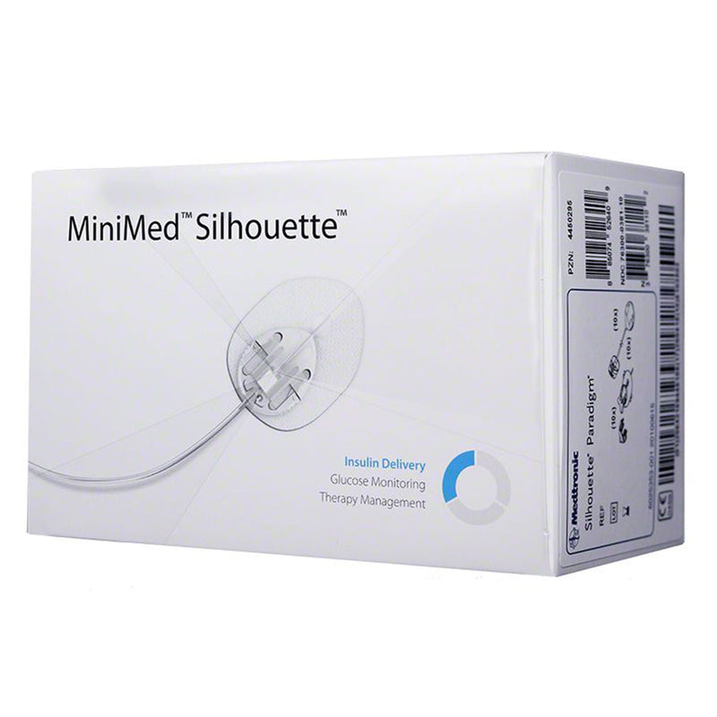 Insulin Infusion Set SilhouetteParadigm 13 mm 32 Inch Tubing Without Port (Box of 10)