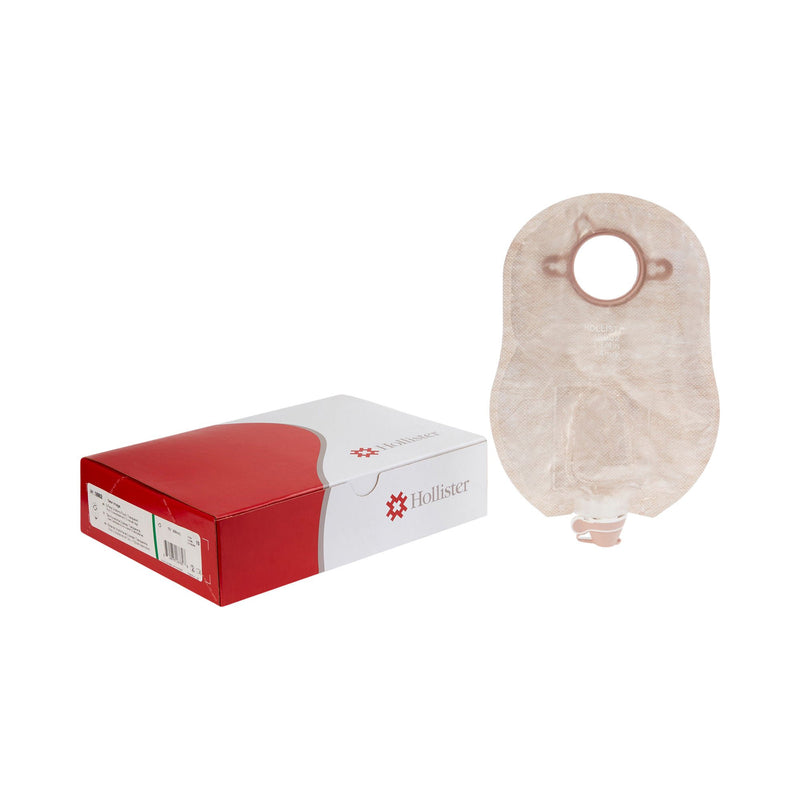 New Image Two-Piece Transparent Urostomy Pouch, 44 mm Flange, Green Match (Box of 10)