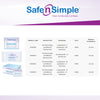 Safe n Simple Adhesive Remover Wipes (Case of 600)