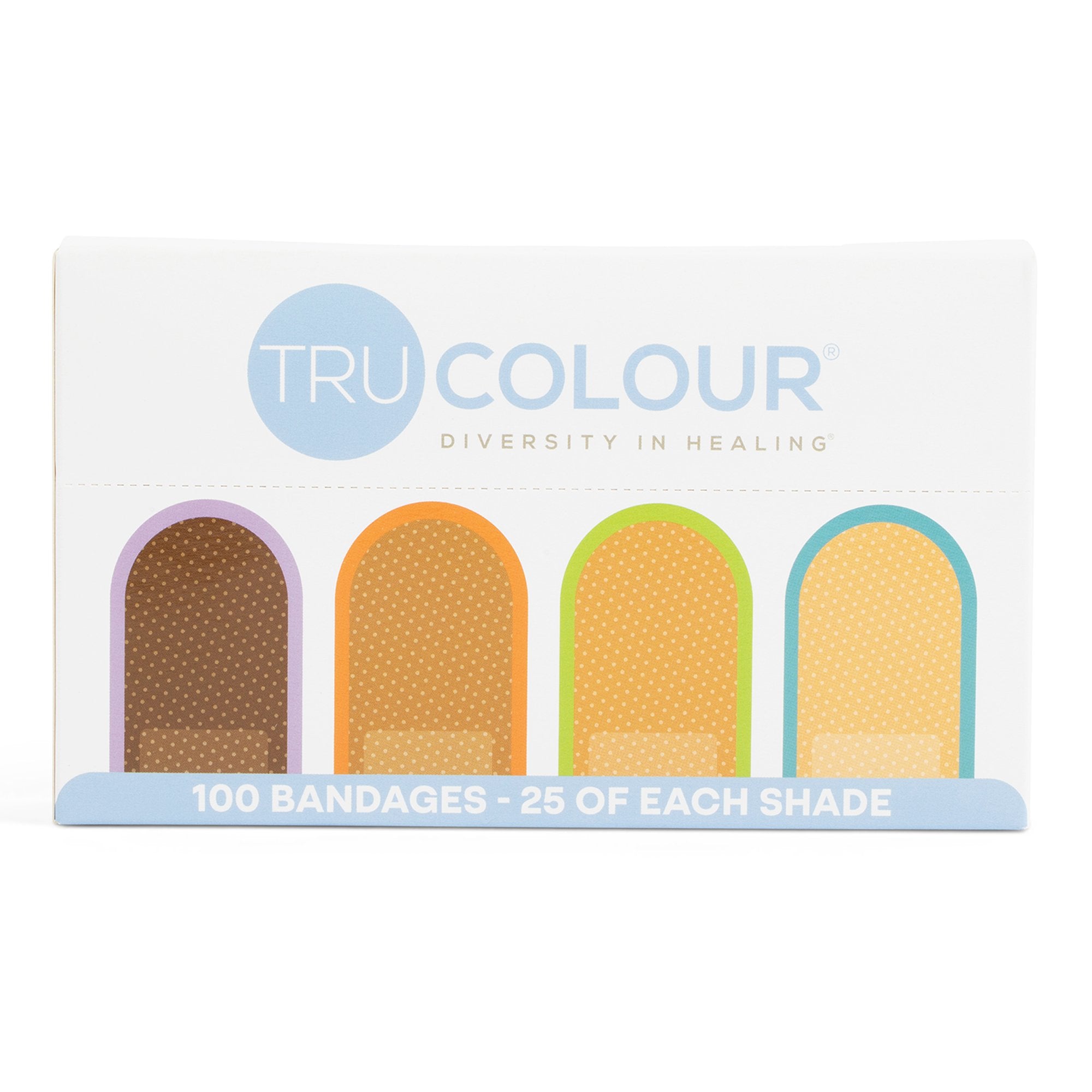 Tru-Colour Products LLC TruColour Beige / Olive / Brown / Dark Brown Adhesive Strip, 1 x 3 Inch (3600/CS) 