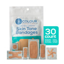 TruColour Beige Adhesive Strip, Assorted Shapes and Sizes (30/PK)