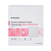 McKesson Nonadhesive without Border Foam Dressing, 4 x 4 Inch (Case of 10 Boxes)
