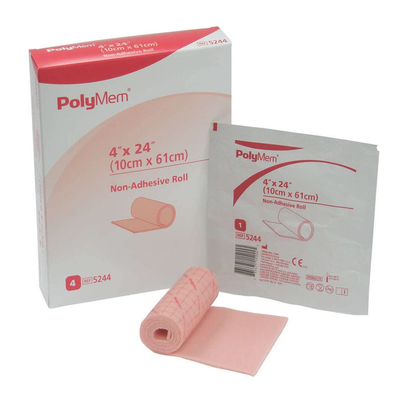 Ferris Manufacturing PolyMem Nonadhesive without Border Foam Dressing, 4 x 24 Inch (8/CS) 