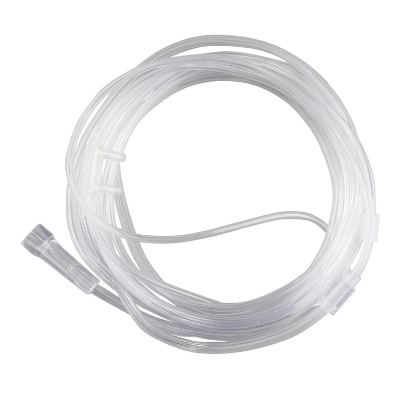 Nasal Cannula McKesson Adult Curved Prongs 7 Foot Tubing Low Flow Rate 