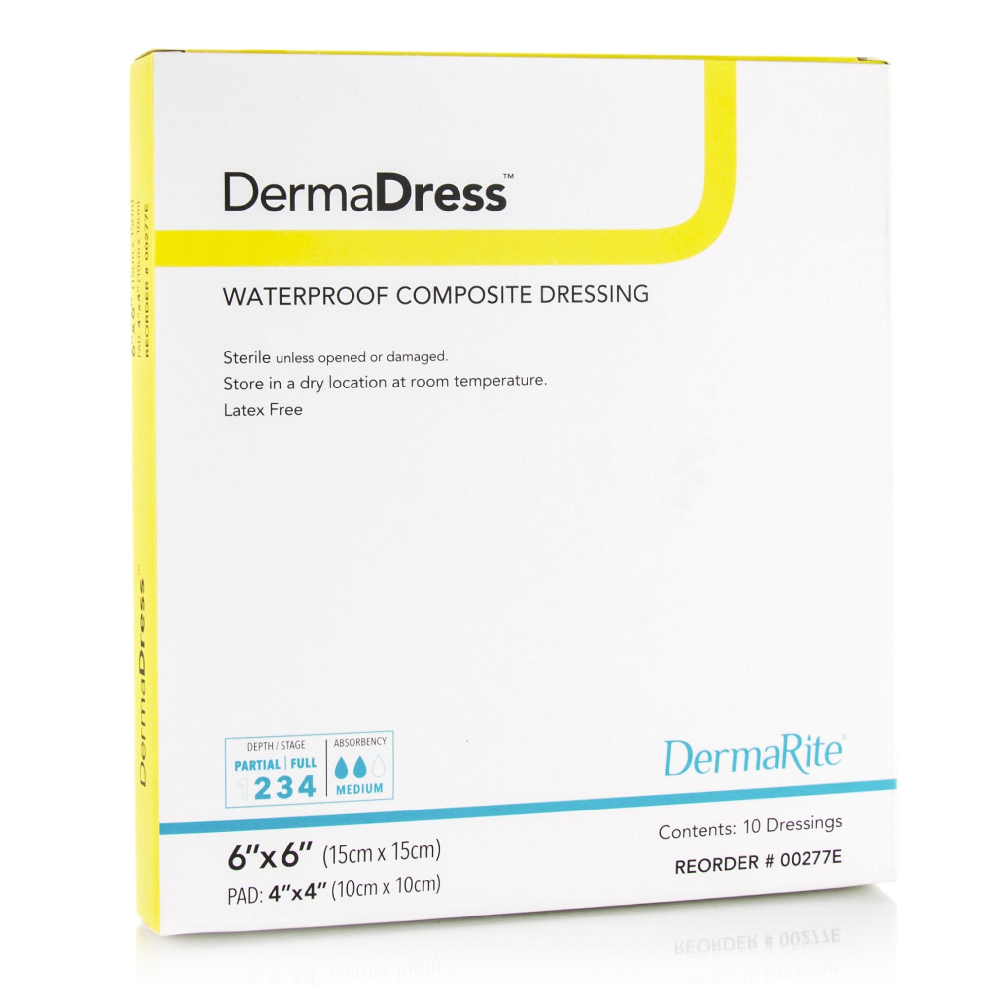 Sion Brands LLC DermaDress Composite Dressing, 6 x 6 inch (10/BX) 