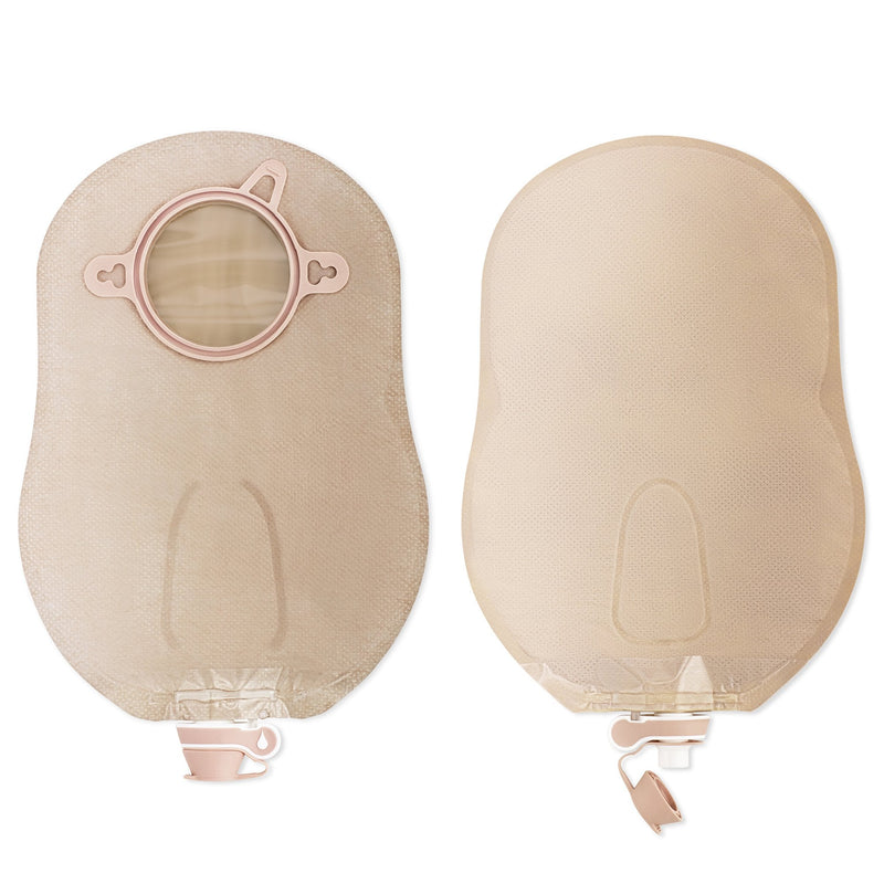 Hollister New Image 18914 Two-Piece Beige Urostomy Pouch, 70 mm Flange, Blue Match (10/BX) 