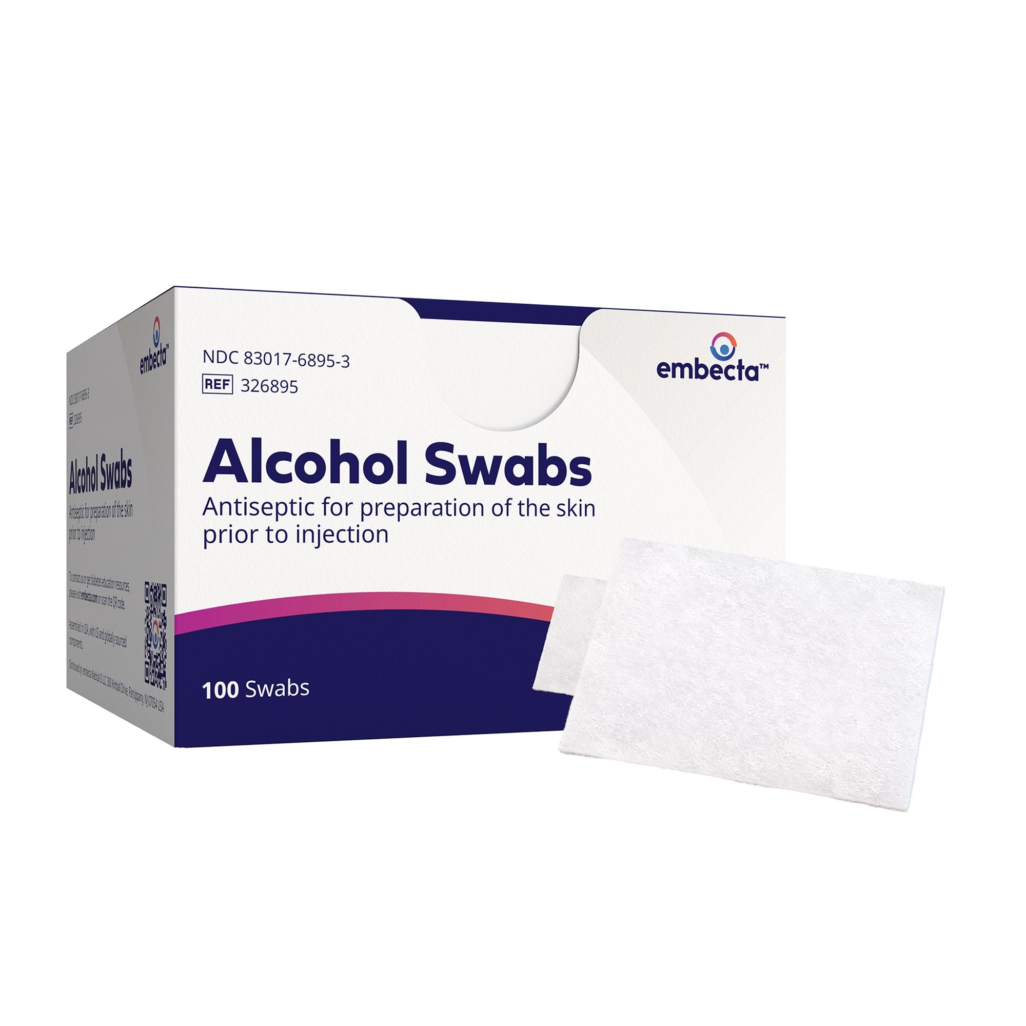 ALCOHOL SWABS 100/PK 12PK/CS