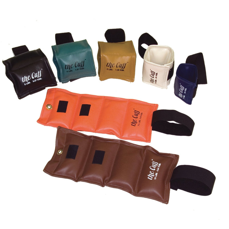 Fabrication Enterprises Weight Cuff Set 7 Piece Set / Adjustable Cuff Style The Cuff Original Functional Set 1 lbs. / 2 lbs. / 3 lbs. / 4 lbs. / 5 lbs. / 7-1/2 lbs. / 10 lbs. 