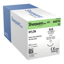 SUTURE NYLON MONO SIZE 6-018IN/45CM 3/8 CIRC 12/BX