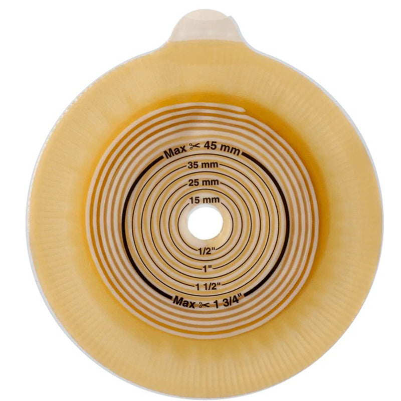 Assura Flat Ostomy Barrier, Pre-cut to Fit 30 mm Stomas, Red Color Match (Box of 5)