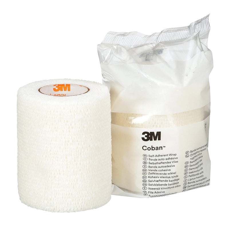Solventum Corporation 3M Coban Self-adherent Closure Cohesive Bandage, 3 Inch x 5 Yard (24/CS) 