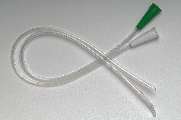 Urethral Catheter Easy Cath Straight Tip Uncoated PVC 12 Fr. 7 Inch Length 