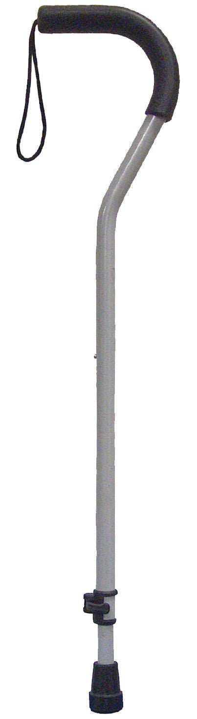 drive Aluminum Offset Cane, 28.75 – 37.75 Inch Height (Case of 6)
