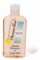 SHAMPOO/BODY WASH 4 OZ BTLW/FLIP CAP 96/CS