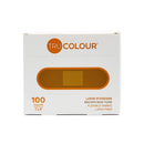 Tru-Colour Skin Tone Shade Fabric Bandage Adhesive Strips – Brown, 1 x 3 Inch (12/CS) 