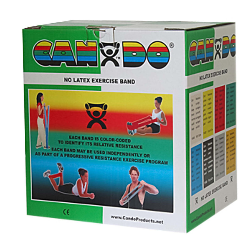 CanDo Exercise Resistance Band, Green, 5 Inch x 25 Yard, Medium Resistance (Each)