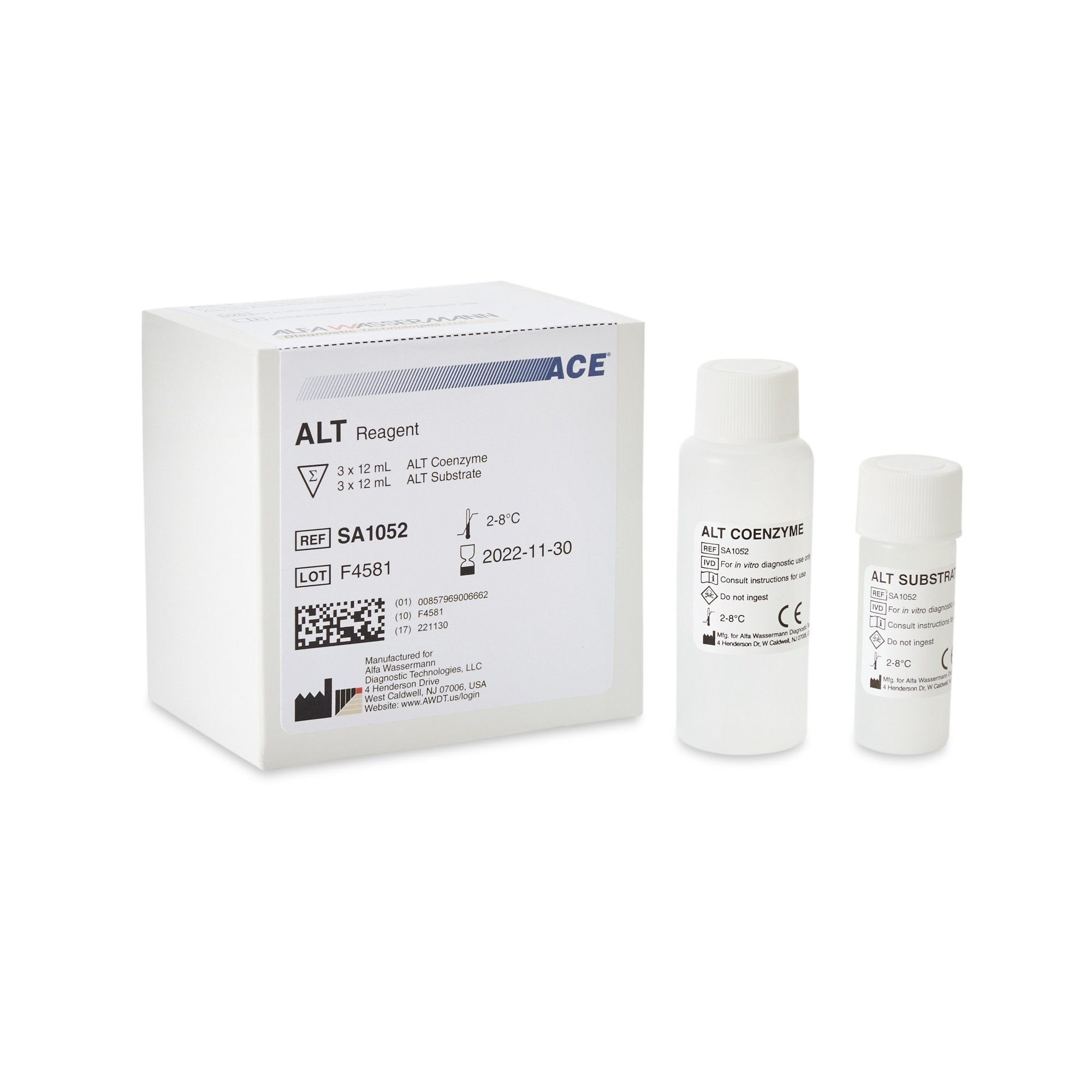 Alfa Wassermann Ace General Chemistry Reagent, Alanine Aminotransferase (ALT) 