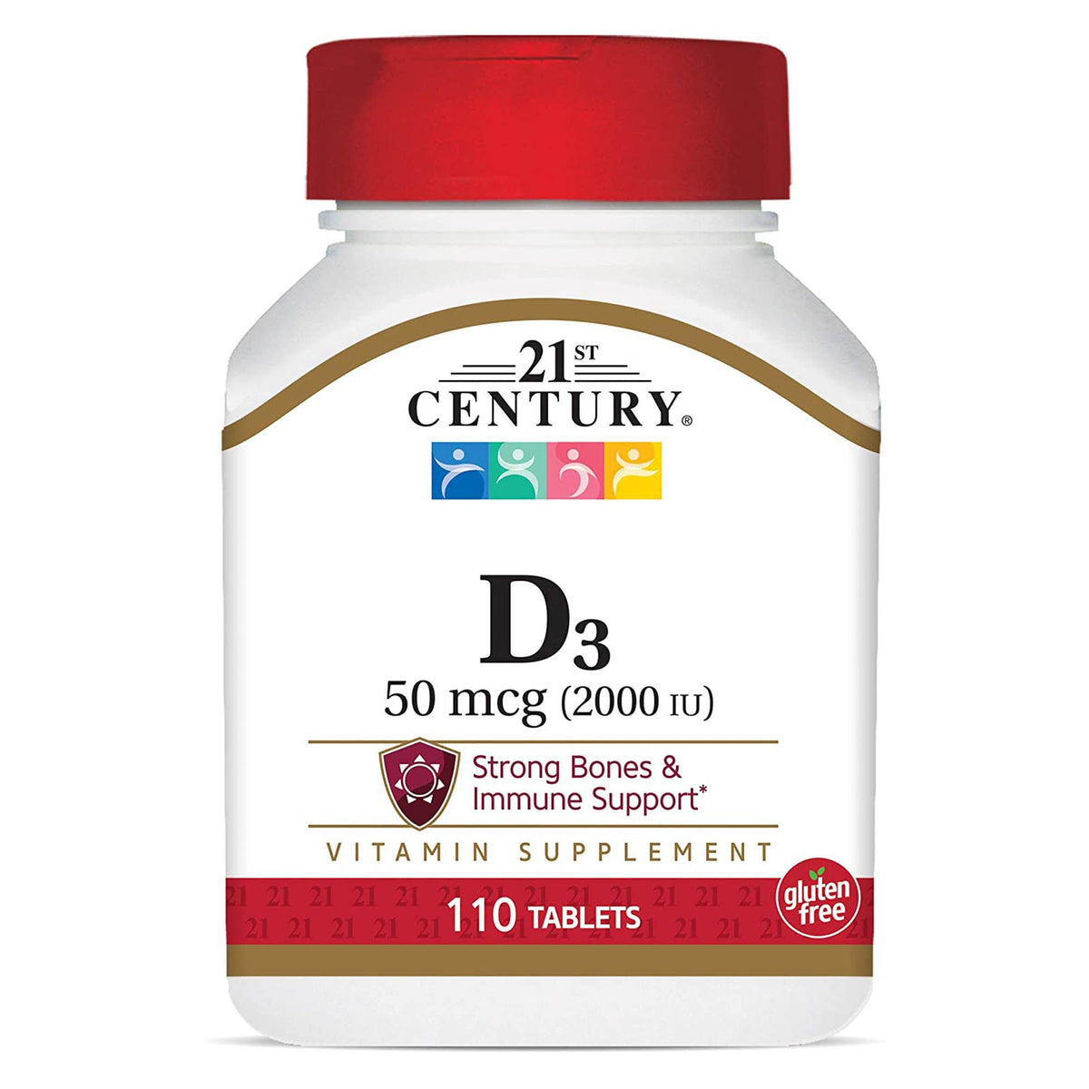 21st Century Vitamin D-3 Supplement (Bottle of 110)
