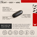 High Level Science LLC High Level Science Heart + Body + Mind Supplement, Omega-3, CoQ10 & Vitamin E (24/CS)