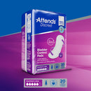 Attends Discreet Women's Maximum Long Bladder Control Pad, 14.5-Inch Length (Case of 200)