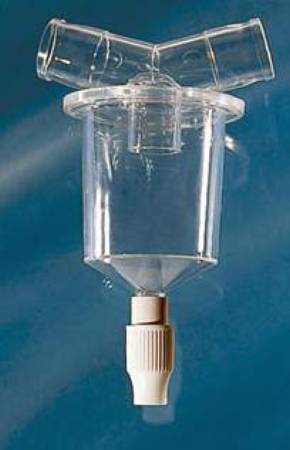 AirLife Inline Water Trap w/ Twist Valve (Case of 50) 