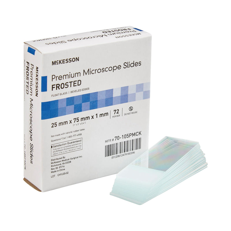 McKesson Premium Frosted Microscope Slide, 25 x 75 mm (Case of 1440)
