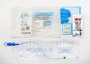 KIT CATHETER CLOSED SYS SNGL14FR COUDE TIP UNI 100/CS