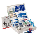 Acme United First Aid Only Ten-Person First Aid Kit, Plastic Case with Dividers (10/CS) 