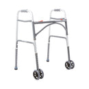 McKesson Steel Bariatric Folding Walker, 32 – 39 Inch Height (Case of 2)