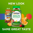 Glaxo Consumer Products Centrum MultiGummies Adults Assorted Natural Fruit Flavors 