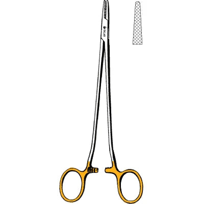 Sklar TC Sarot Needle Holder - 7-1/8", Serrated - 21-8036 
