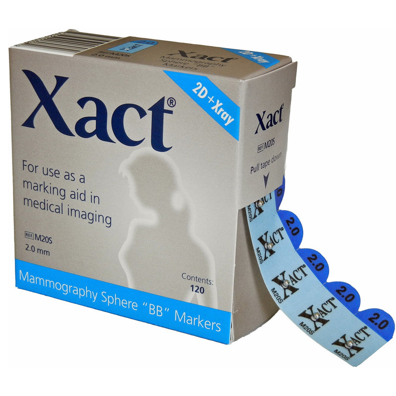Radiology Skin Marker Xact Nipple (Box of 120)