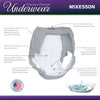 McKesson Premium Discreet Underwear for Women, Maximum Absorbency, Large (20/BG)