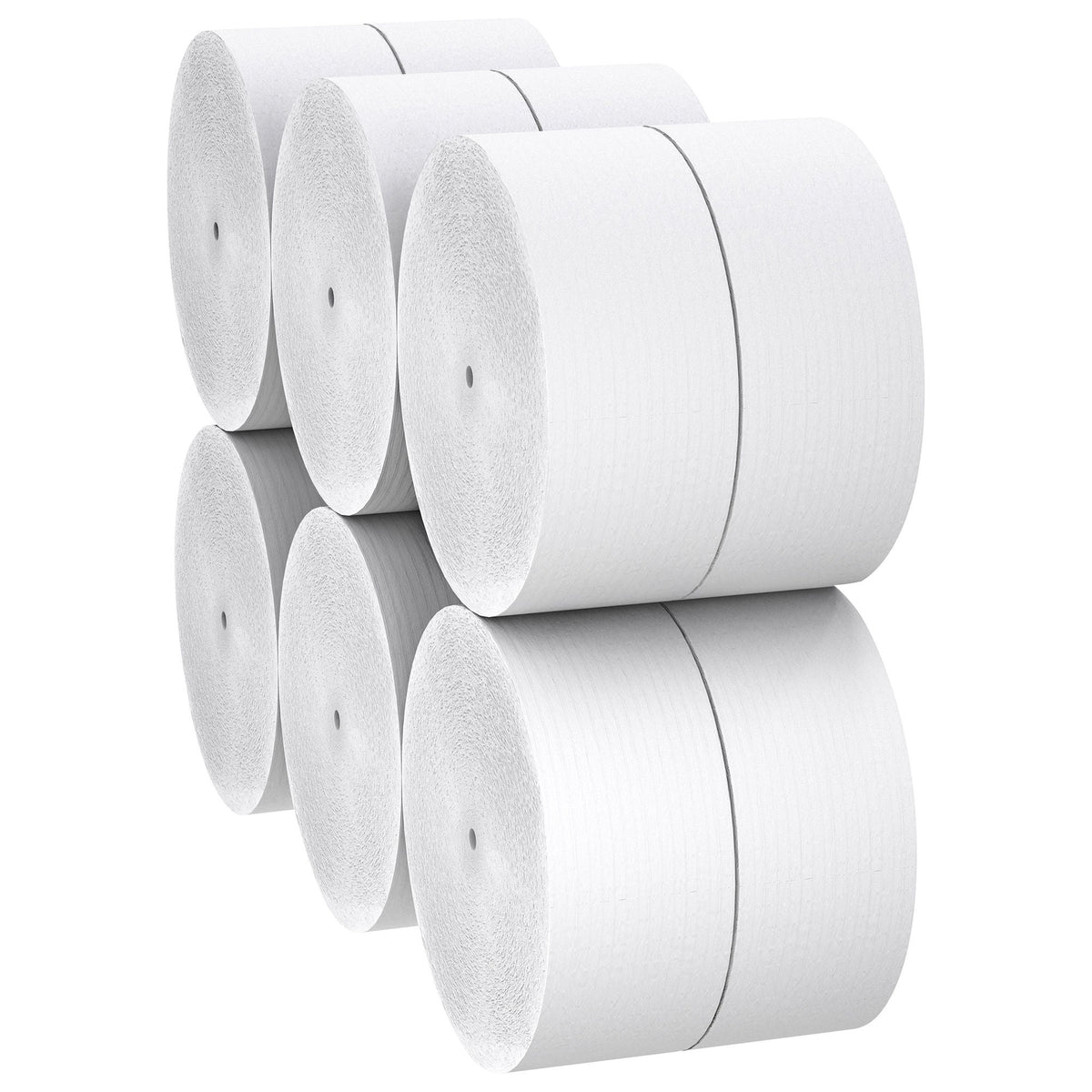 Toilet Tissue Scott Essential Coreless JRT White 1-Ply Jumbo Size Coreless Roll Continuous Sheet 3-3/4 Inch X 2300 Foot (Case of 2 Rolls)