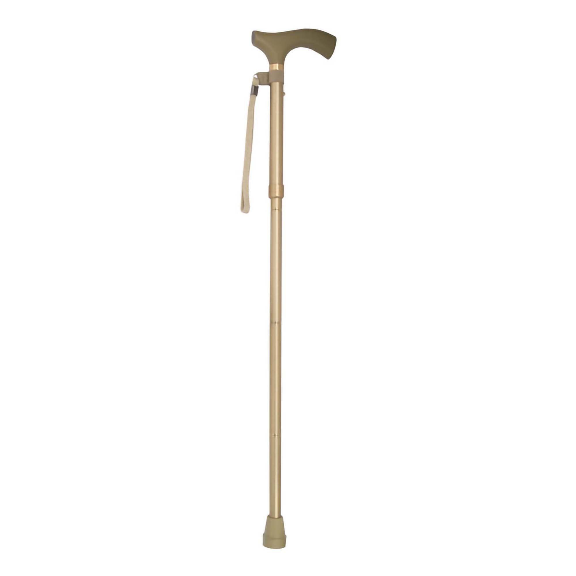 Mabis Healthcare Switch Sticks Gold Folding Cane, 32 to 37 Inch Height 