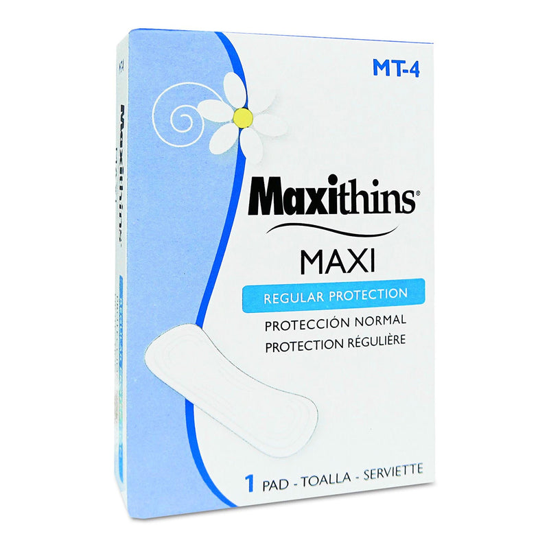 Maxithins Maxi Regular Absorbency, Individually Boxed for Vending Machine Use (Case of 250)