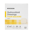McKesson Hydrocolloid Dressing with Foam Backing, 4 x 4 Inch (Case of 100)