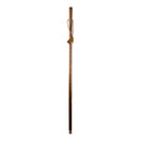 Mabis Healthcare Brazos Traditional Straight Pine Handcrafted Walking Stick, 55-Inch, Brown 