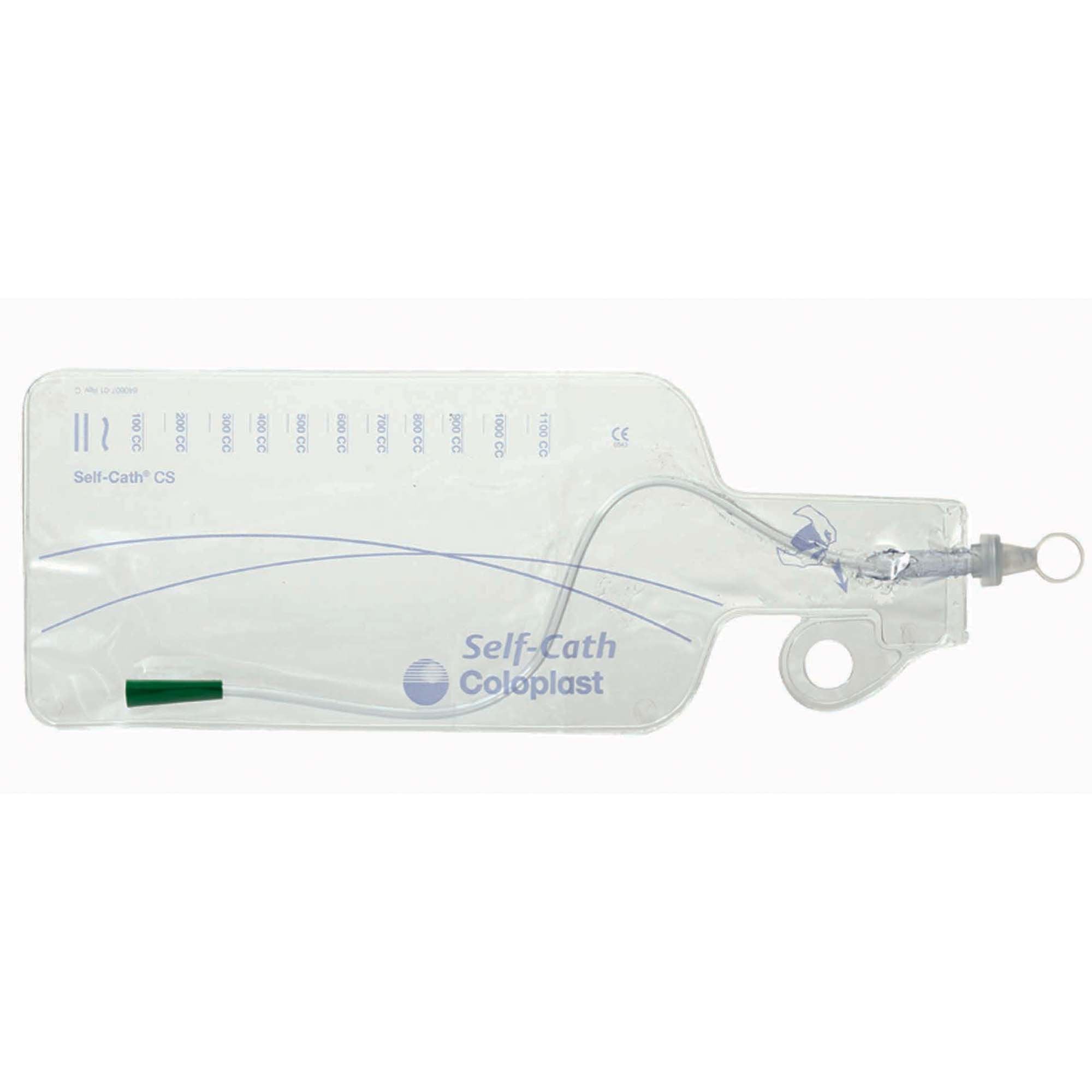 Intermittent Closed System Catheter Self-Cath Coude Tip 14 Fr. Without Balloon Lubricated PVC 