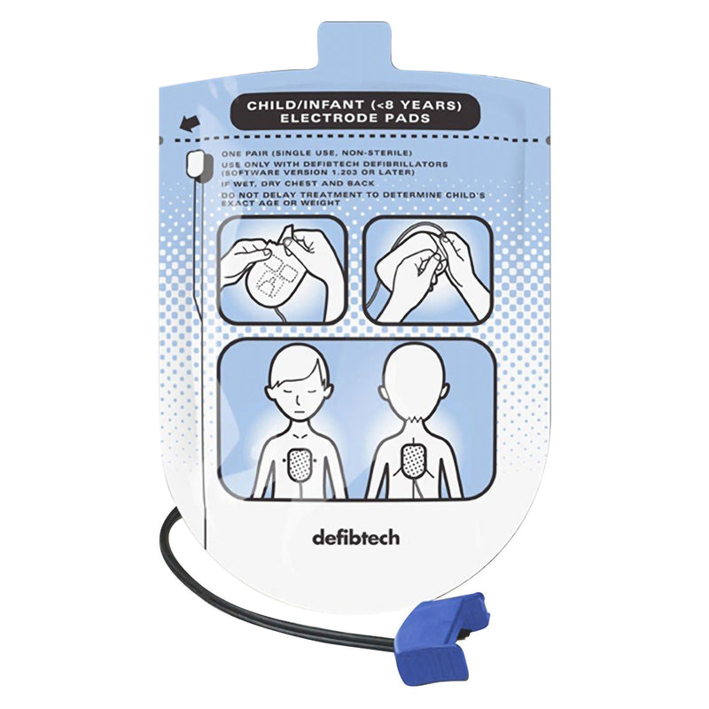 AED Defibrillator Pad Plug Connector Pediatric (Pair)