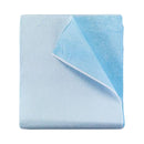 McKesson Blue Flat Stretcher Sheet, 40 x 72 Inch (Case of 50)