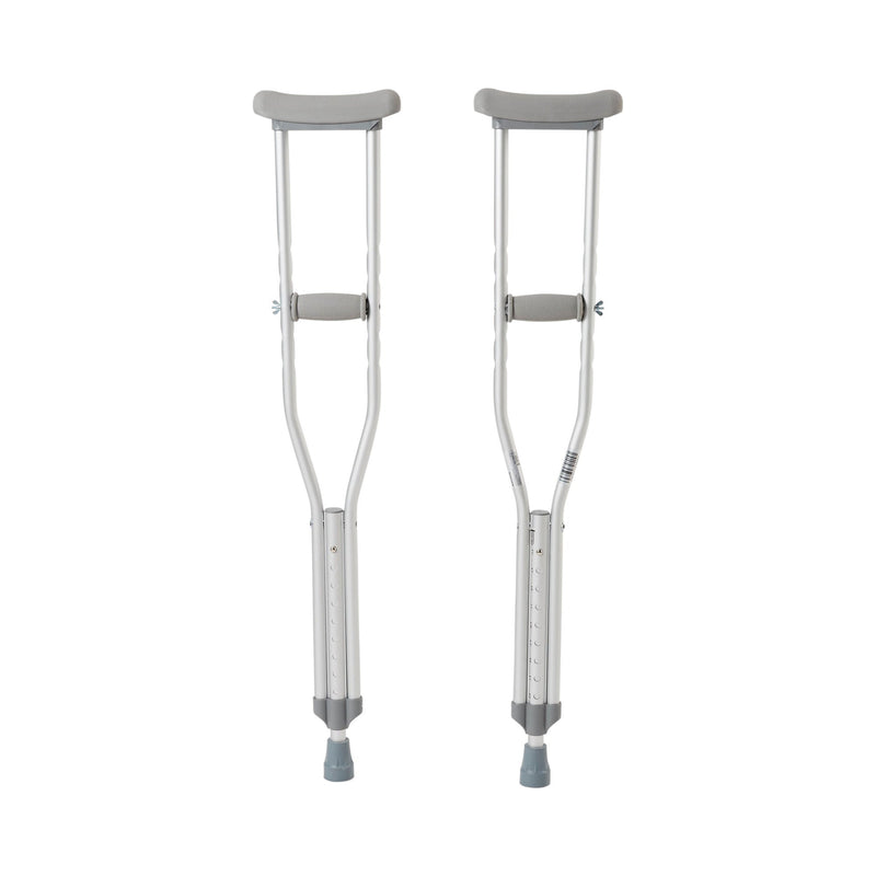 McKesson Underarm Crutches for Children 4'6" – 5'2" (Case of 8 Pairs)