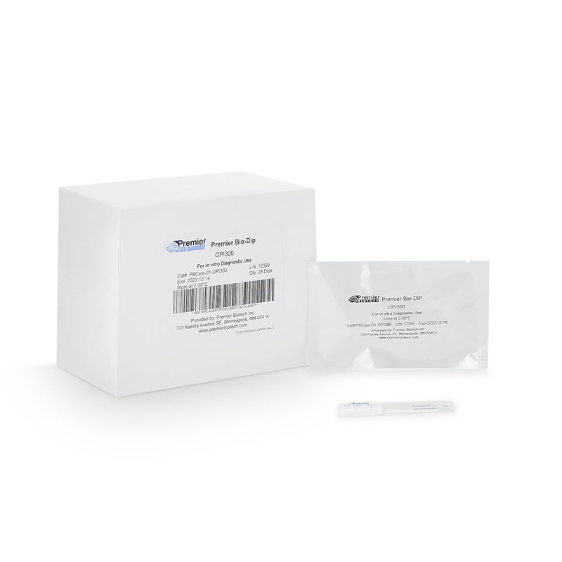Premier Bio-Dip Single Drug (Opiates) Drugs of Abuse Test (Case of 25 Unitss)