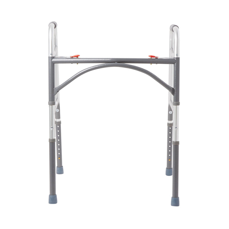 McKesson Steel Bariatric Folding Walker, 32.5 – 39 Inch Height (2/CS) 