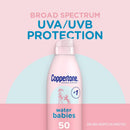 Beiersdorf Coppertone Water Babies Sunscreen Spray, SPF 50 