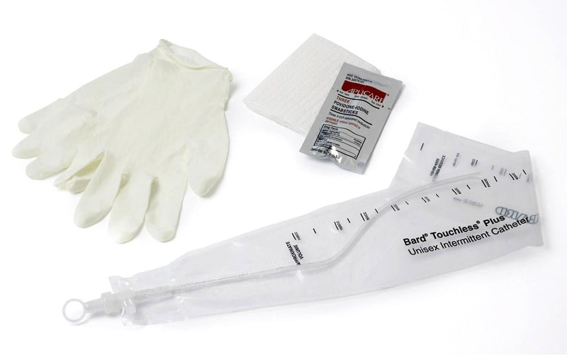 Intermittent Catheter Tray Touchless Plus Closed System / Coude Tip 16 Fr. Without Balloon Vinyl (Case)
