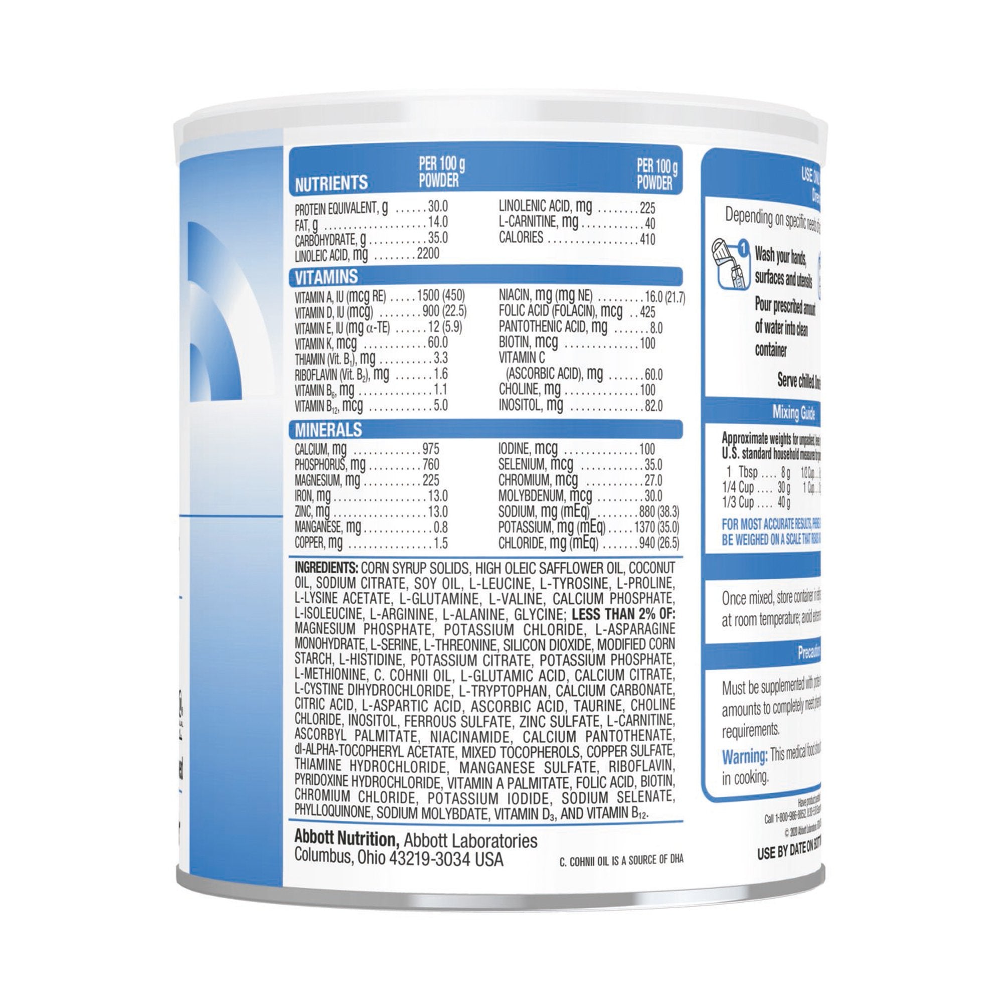 Abbott Nutrition Phenex-2 Amino Acid–Modified Medical Food for PKU (6/CS) 