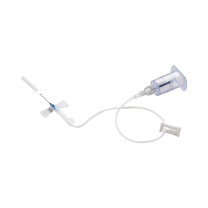 Saf-T Wing Blood Collection Set 21 Gauge 3/4 Inch Needle Length Safety Needle 12 Inch Tubing Sterile 